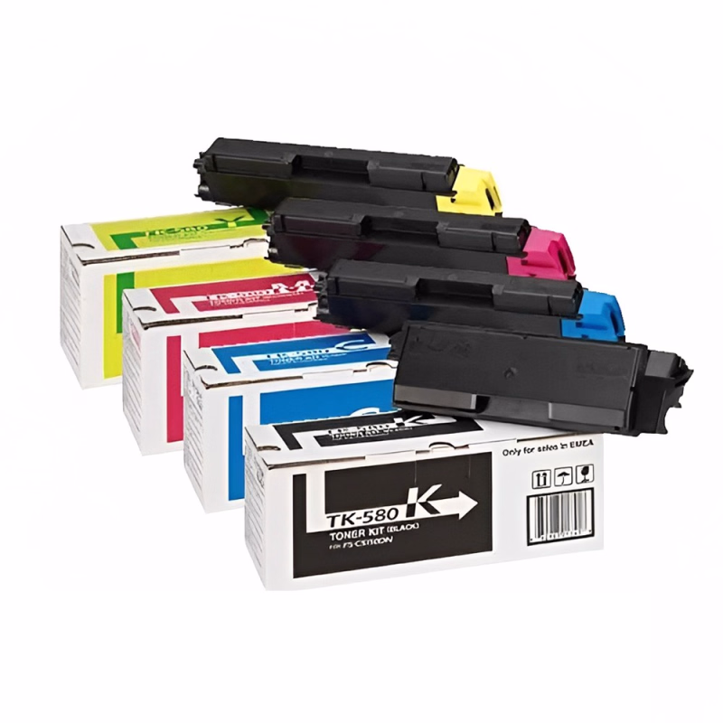 Kyocera Genuine TK-580 (CMYK) Complete Set