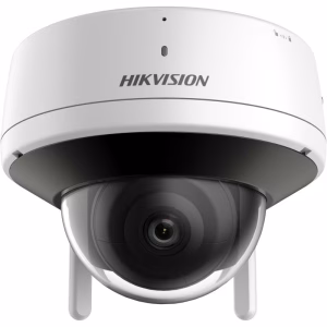 HIKVISION DS-2CV2141G2-IDW 4 MP Outdoor Audio Fixed Wi-Fi Dome Network Camera, Built-In Two-Way Audio, IP66, Memory Card Support Up to 512 GB