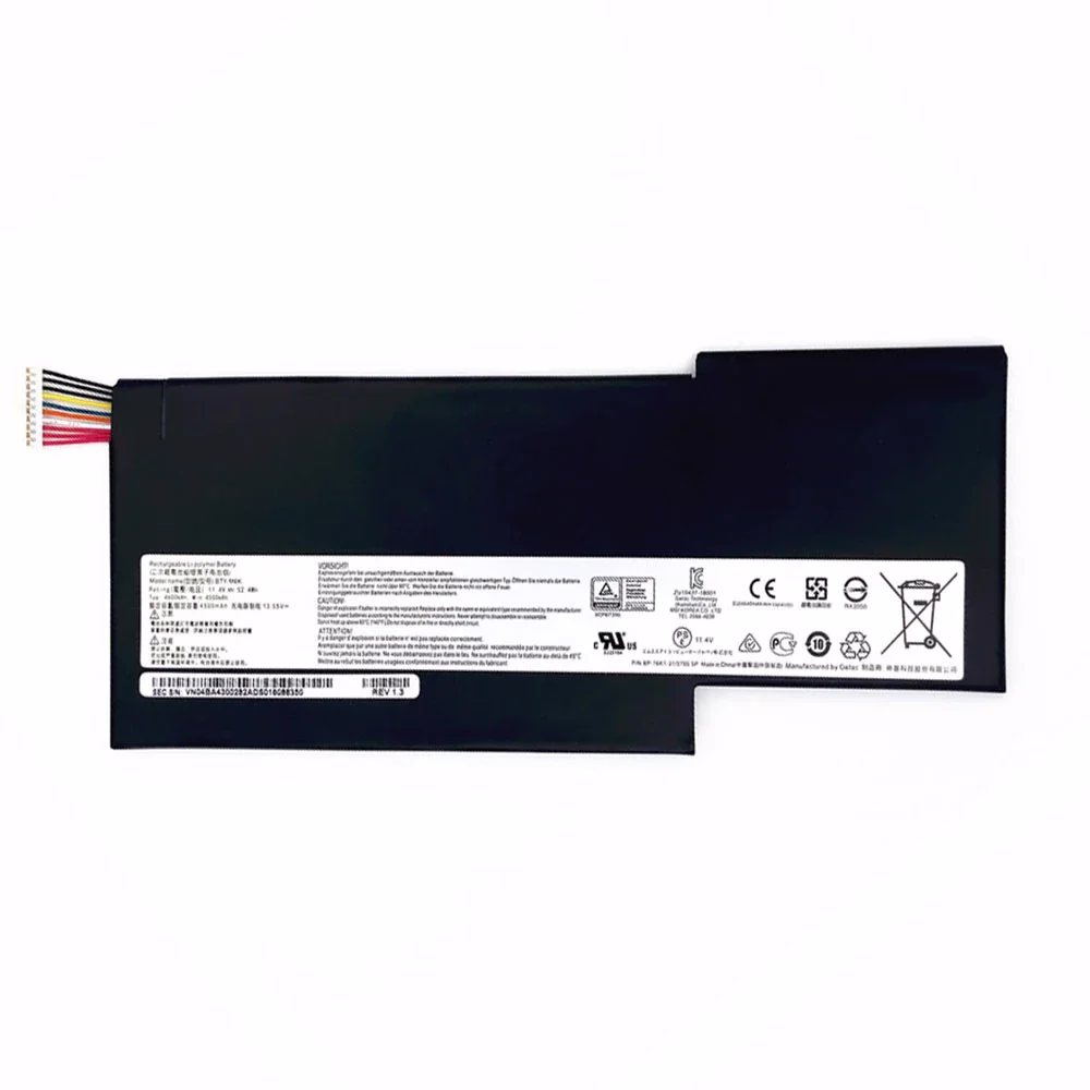 MSI GS63VR 7RG Stealth Pro BTY-M6K GF65 GF63 8RC Laptop Battery