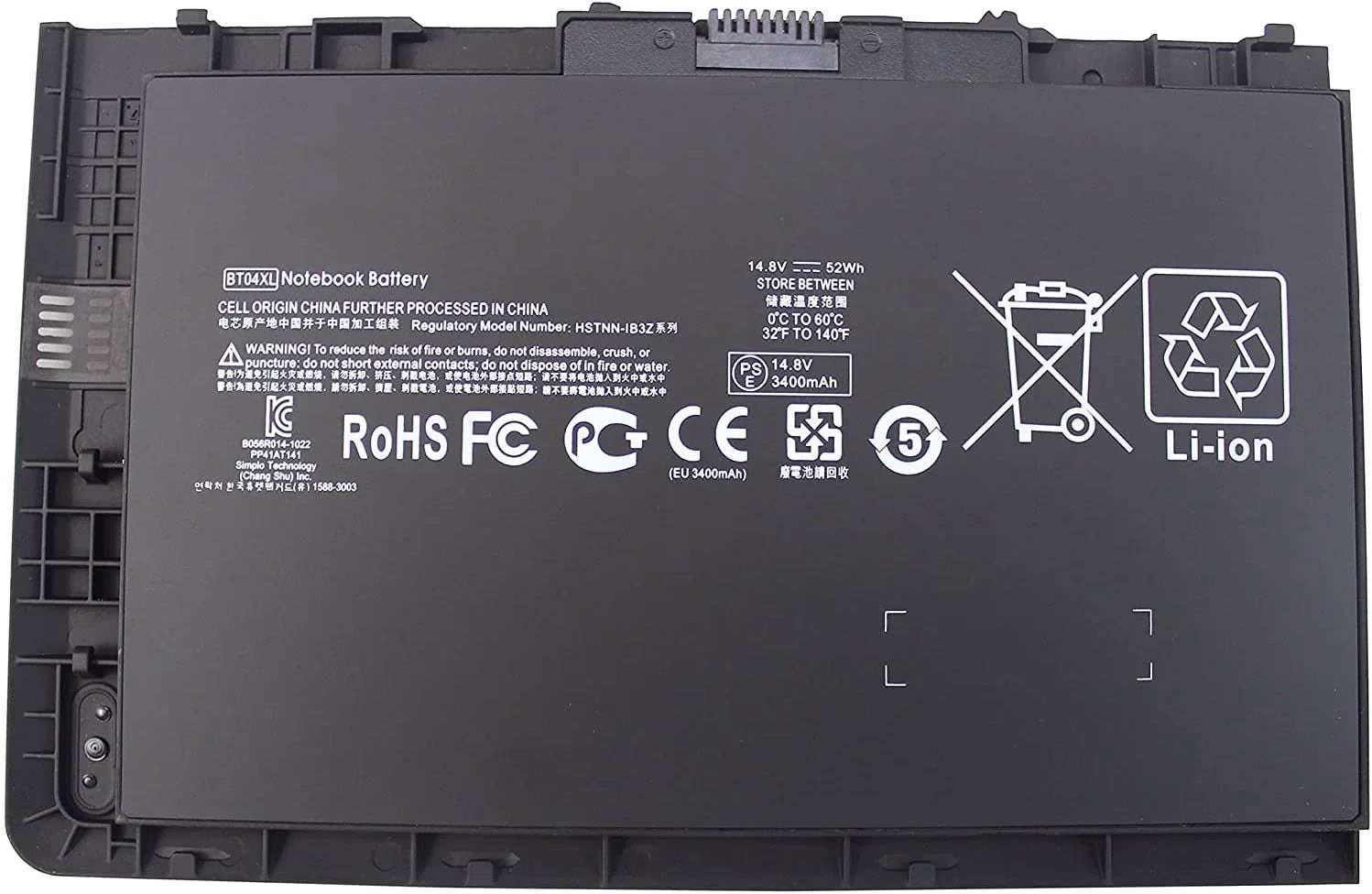 BT04XL HP Laptop Battery Compatible with H4Q47AA HSTNN-IB3Z HSTNN-I10C HSTNN-DB3Z BT04 BA06 BA06XL 696621-001 687517-171
