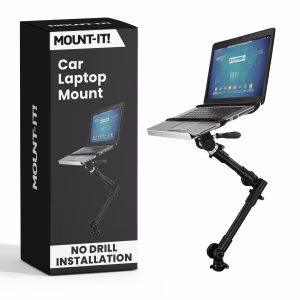 Mount-It! Car Laptop Mount, No-Drill Passenger Seat Laptop Stand for 12â€“15.4 Inch Laptops up to 9 lbs, Height Adjustable Full Motion Vehicle Laptop Mountby Mount-It!