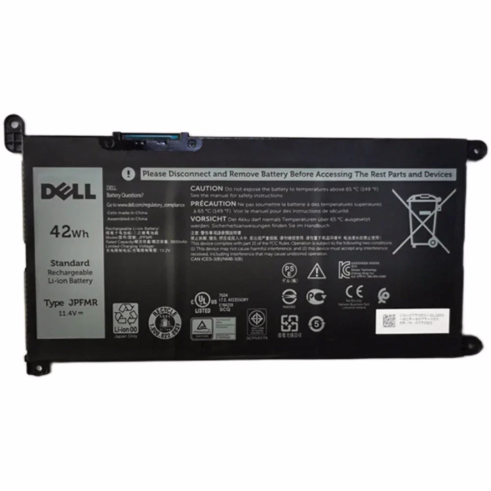JPFMR Compatible Dell 16DPH Laptop Battery