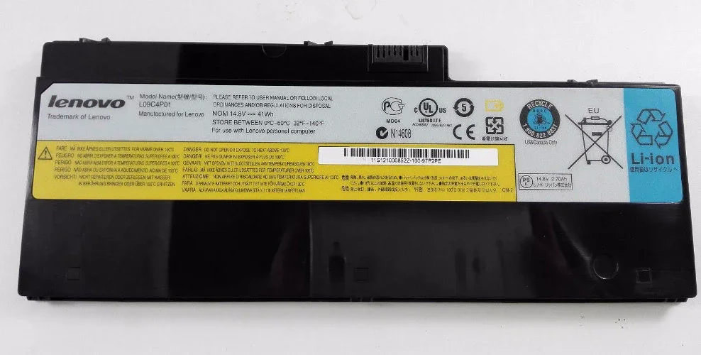 Compatible L09C4P01 57Y6265 Lenovo Ideapad U350 20028 Laptop Battery