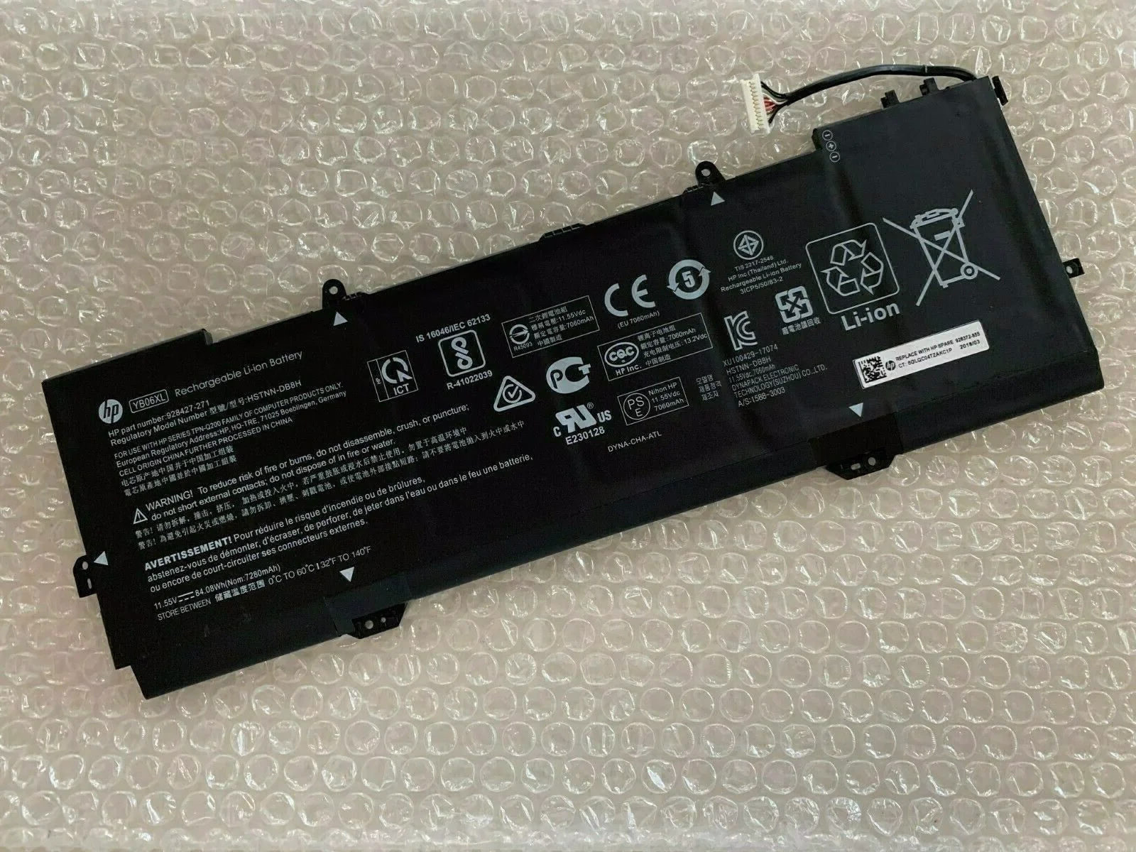 Compatible YB06XL HP Spectre X360 15-BL000NG, Spectre X360 15-CH002NG, 15-CH009NG Laptop Battery