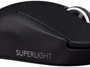 Logitech G Pro X Superlight Wireless Mouse, 2.4 GHz Connectivity, 40G Acceleration, 25600DPI Hero Optical Sensor, 70 Hour Battery Life, 5 Buttons, Windows/Mac Compatible, Black | 910-005881/910-005884