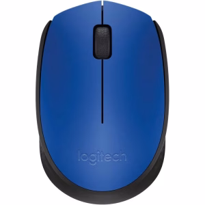 Logitech M171 Wireless Mouse, 2.4 GHz With USB Nano Receiver, Optical Tracking, 12-Months Battery Life, Ambidextrous, PC/Mac/Laptop â€“ Blue (910-004656)