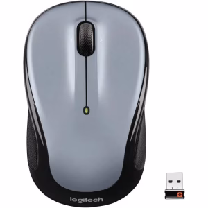 Logitech M325 Wireless Mouse, 2.4 GHz With USB Unifying Receiver, 1000 DPI Optical Tracking, 18-Month Life Battery, PC/Mac/Laptop â€“ Light Silver Grey