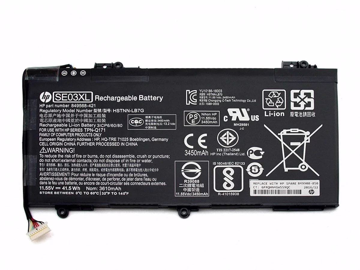 Compatible SE03XL HP Pavilion 14-AL series, Pavilion 14-AL162TX, 14-AL103NE Laptop Battery