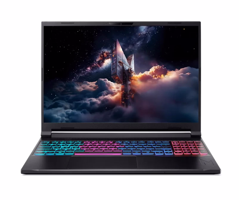Acer Nitro V 16S AI Gaming Laptop, Intel Core 9 270H Processor, 16GB RAM, 1TB SSD, 8GB Nvidia RTX 5070 Graphics, 16" WQXGA 180Hz Display, Windows 11 Home, Backlit RGB English & Arabic Keyboard, 1 Year Warranty | NH.QXDEM.001