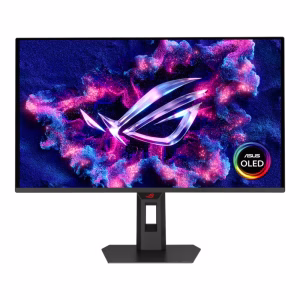 Asus ROG Strix XG27AQDPG OLED Gaming Monitor, 26.5" QHD (2560 x 1440) Resolution, 500Hz, Anti-glare, 0.03ms (GTG) Response Time, HDMI, DisplayPort, USB 3.2 Hub, Fully Adjustable Stand, Black, 3 Year Warranty | XG27AQDPG