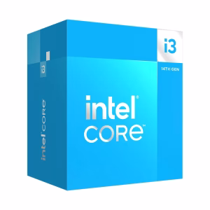 Intel Core i3 Processor 14100, 4-Core (4P+0E), Base Core Frequency 3.5 GHz, Turbo Frequency 4.7 GHz, 12MB L1 Cache, DDR5, DDR4, LGA1700 Socket, BOX, 1 Year Warranty | BX8071514100