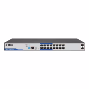 D-Link DGS-F1210-18PS-E 16 Port Gigabit Managed PoE Switch, 16 x Gigabit PoE Ports, 2 x Gigabit SFP Ports, 135W PoE Budget, 250m Long Reach PoE, 36 Gbps Switching Capacity, 1 Year Warranty | DGS-F1210-18PS-E