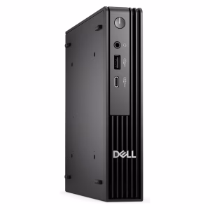 Dell Pro Micro QCM1250 Desktop, Intel Core i7-14700T vPro, 16GB RAM, 512GB SSD, Integrated Intel Graphics, Micro, DOS, Black, 3 Year Warranty | QCM1250I716G512U-AE
