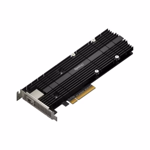 Synology E10M20-T1 Combo Adapter Card, 10 GBE network connectivity, NVMe SSD caching support, High Host Bus Interface, Broad Compatibility, 1 Year Warranty | E10M20-T1