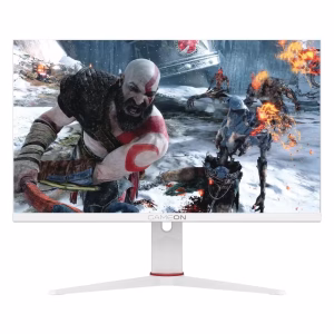 GameOn GOA27FHD360IPS Gaming Monitor, 27" FHD (1920 x 1080) Resolution, 360Hz, Anti-glare, 0.5ms Response Time, HDMI, DisplayPort, Tilt Adjustable Stand, White, 1 Year Warranty | GOA27FHD360IPS
