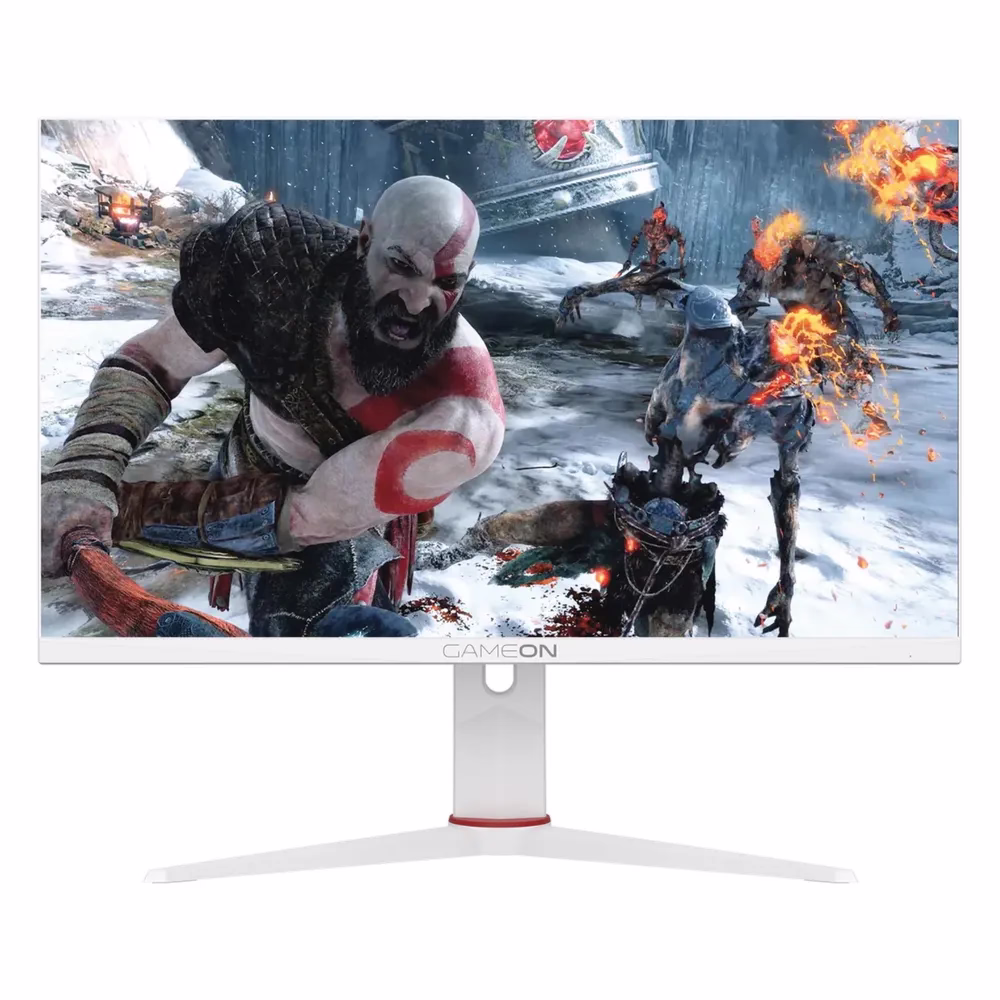 GameOn GOA27FHD360IPS Gaming Monitor, 27" FHD (1920 x 1080) Resolution, 360Hz, Anti-glare, 0.5ms Response Time, HDMI, DisplayPort, Tilt Adjustable Stand, White, 1 Year Warranty | GOA27FHD360IPS