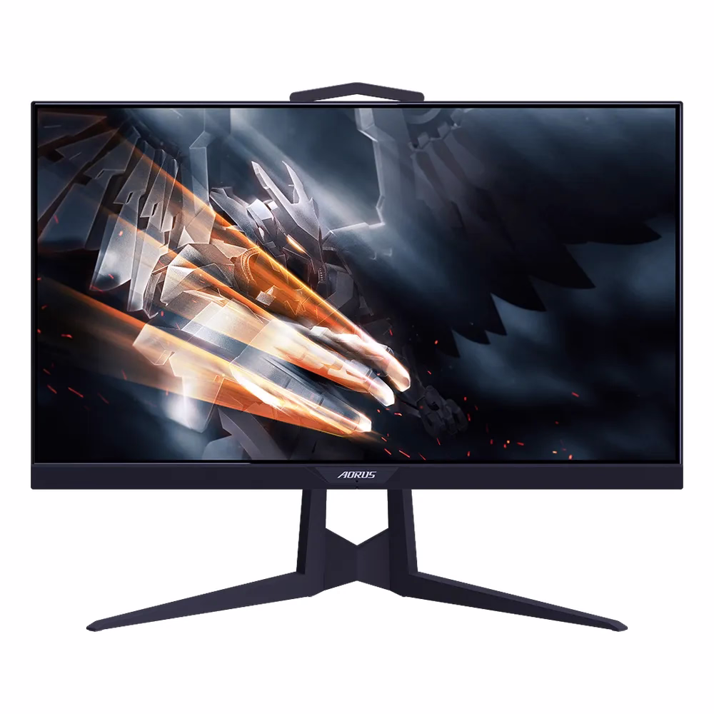 Gigabyte AORUS KD25F Gaming Monitor, 24" FHD (1920 x 1080) Resolution, 240Hz, Anti-glare, 0.5ms (MPRT) Response Time, HDMI, DP, Fully Adjustable Stand, Black, 1 Year Warranty | KD25F