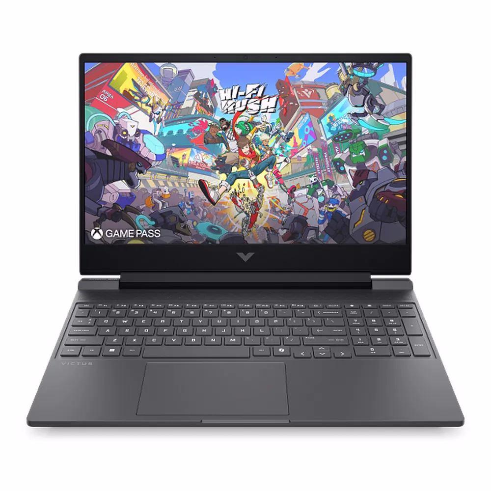 HP Victus 15-fa2018ne Gaming Laptop, Intel Core i7-13620H Processor, 16GB RAM, 512GB SSD, 6GB Nvidia RTX 3050 Graphics, 15.6" FHD 144Hz Display, Windows 11 Home, Backlit English & Arabic Keyboard, 1 Year Warranty | BF1N6EA