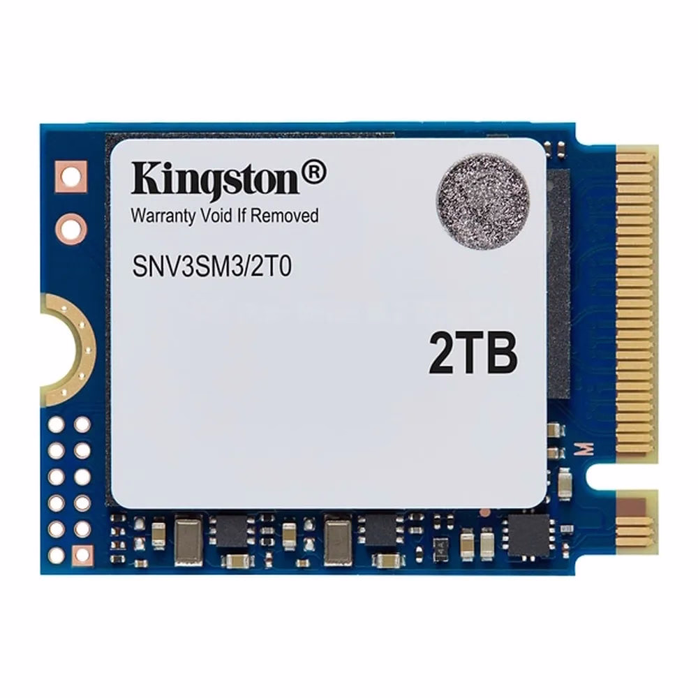 Kingston NV3 M.2 NVMe SSD, 2 TB, PCIe 4.0, 6000/5000MB/s Read/Write Speed, M.2 (2230) Form Factor, 1 Year Warranty | SNV3SM3-2T0