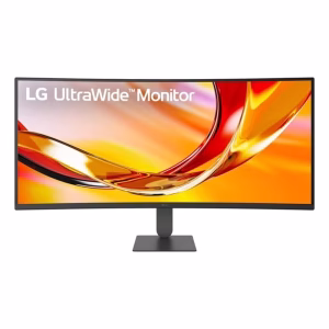 LG 34-inch UltraWide WQHD Curved Gaming Monitor, 144Hz, 5ms GtG, 1800R Curvature, VA Panel, USB-C, DP, HDMI, Black, 1 Year Warranty | 34U640B