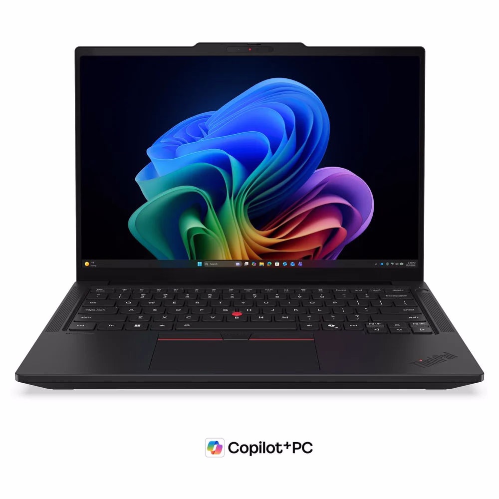 Lenovo ThinkPad T14 Gen 6 Laptop, Intel Core Ultra 7 355 Processor, 16GB RAM, 512GB SSD, 14" WUXGA Display, Windows 11 Pro, Backlit Arabic & English Keyboard, 3 Year Warranty | 21WN002JGR
