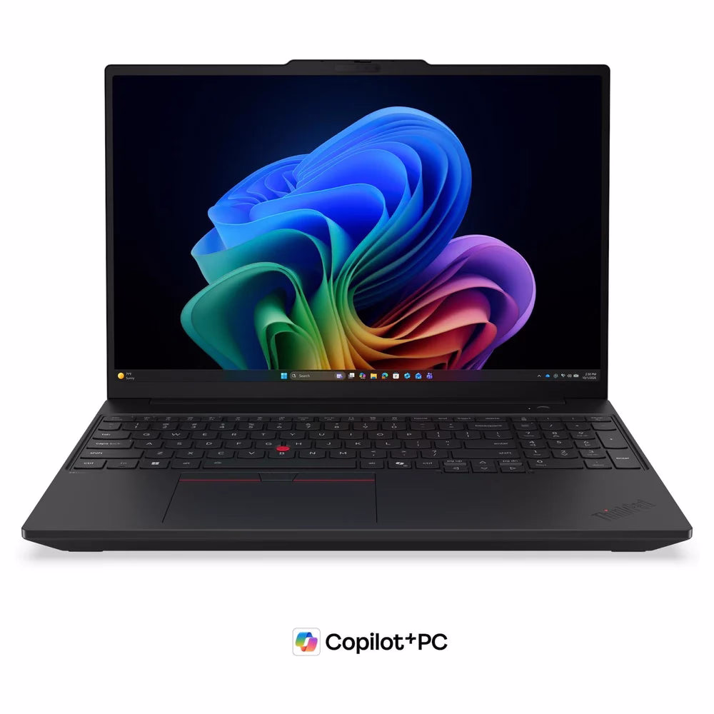 Lenovo ThinkPad T16 Gen 3 Laptop, Intel Core Ultra 7 355 Processor, 16GB RAM, 512GB SSD, 16" WUXGA Display, Windows 11 Pro, Backlit Arabic & English Keyboard, 3 Year Warranty | 21WT0021GR