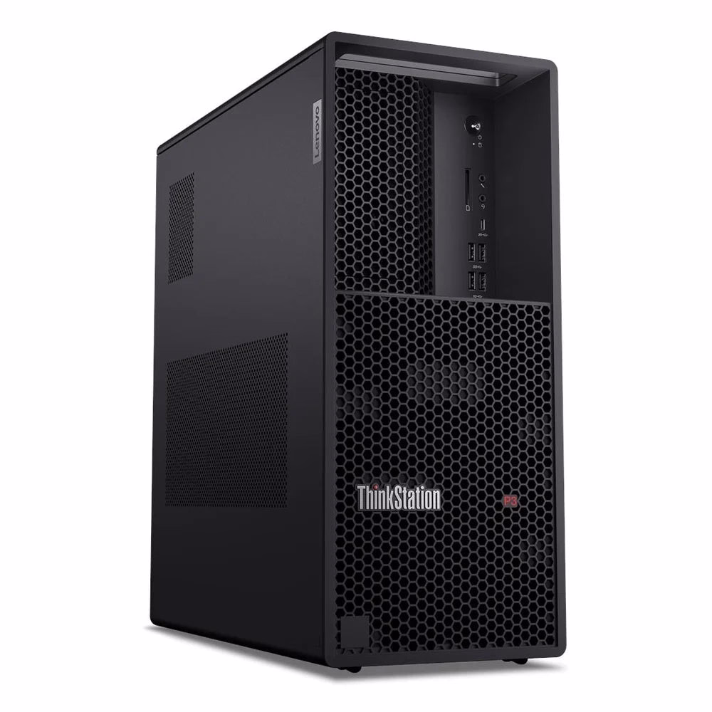 Lenovo ThinkStation P3 Tower Gen 2 Workstation Desktop, Intel Core Ultra 7 265 Processor, 16GB RAM, 512GB SSD, 500W Platinum Power Supply, 3 Year Warranty | 30HT0041AX