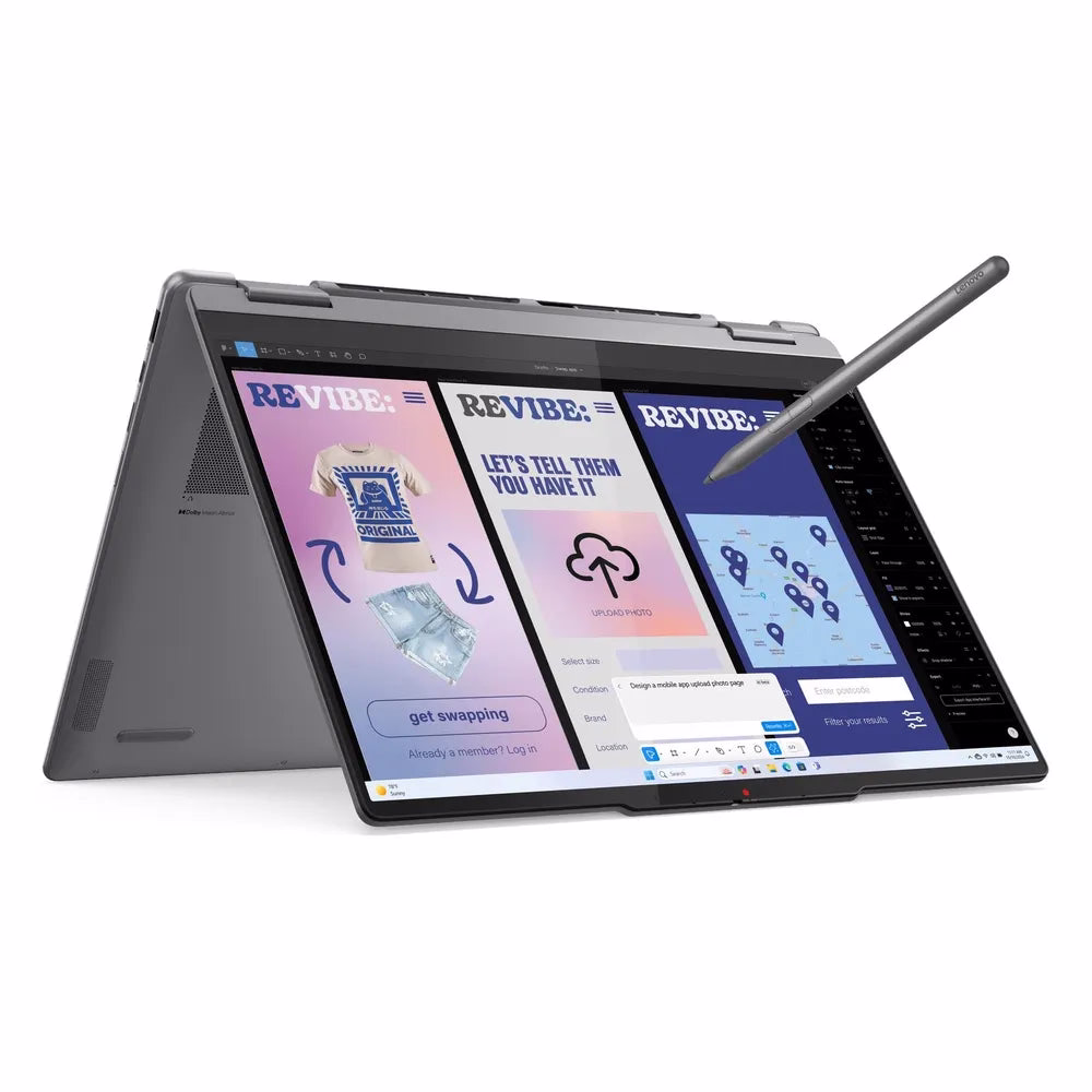 Lenovo Yoga 7 2-in-1 14ILL10 Laptop, Intel Core Ultra 7 258V Processor, 32GB RAM, 1TB SSD, 14" 2.8K OLED Touch Display, Windows 11 Home, English & Arabic Backlit Keyboard, 2 Year Warranty | 83JQ003TAX