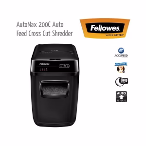 Fellowes AutoMax 200c Cross-Cut Shredder