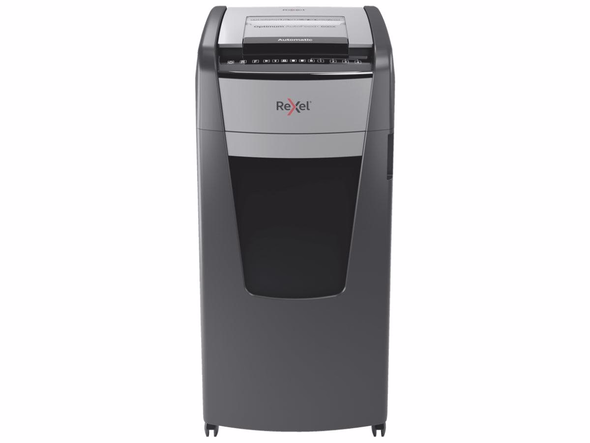 Rexel Optimum AutoFeed+ 600X Automatic Cross Cut Paper Shredder
