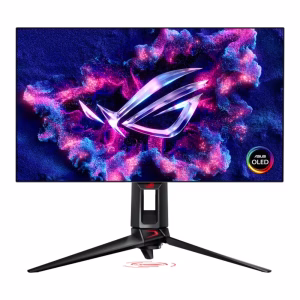 ASUS ROG Swift OLED PG27AQDP 27" WQHD(2560x1440) Gaming Monitor, 480Hz, Anti-glare, HDMI, DP, Height/Tilt/Swivel/Pivot, Adjustable, 3 Year warranty | PG27AQDP