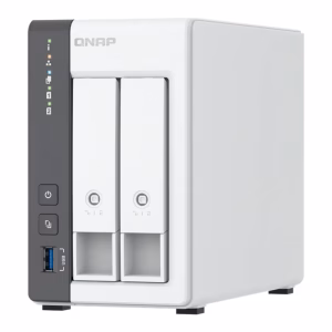 QNAP TS-216G 2 BAY Tower NAS BOX, ARM 4-core Cortex-A55 Processor, 4GB RAM, High-speed storage, 2.5GbE Connectivity, RJ-45, USB 3.2 Gen 1, 1 Year Warranty | TS-216G