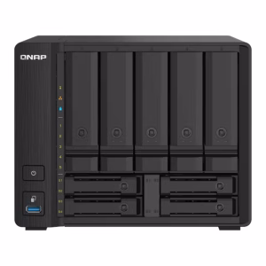 QNAP TS-932PX-4G 9 BAY Tower NAS BOX, Alpine AL324 4-core Processor, 4GB DDR4 RAM, High-speed storage, Dual 10GbE SFP+ & Dual 2.5GbE Connectivity, RJ-45, USB 3.2 Gen 1, 1 Year Warranty | TS-932PX-4G