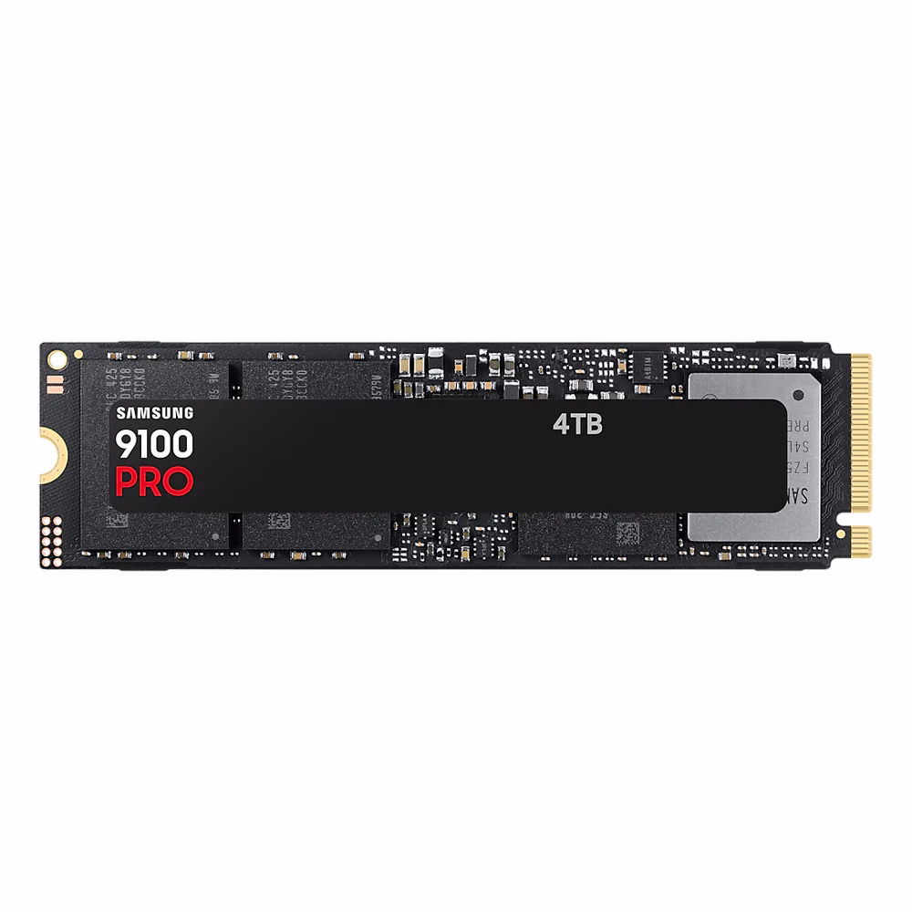 Samsung 9100 PRO 4TB Internal SSD, M.2 2280, PCIe 5.0, Up to 14800 MB/s Read & 13400 MB/s Write, Up to 2400 TBW Endurance, 1 Year Warranty | MZ-VAP4T0BW