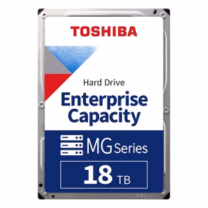 Toshiba MG09 Series Enterprise SATA HDD, 18TB, 268 MB/s Data Transfer Speed, 512MB Cache, 7200 RPM, Data Center Workloads, 1 Year Warranty | MG09ACA18TE