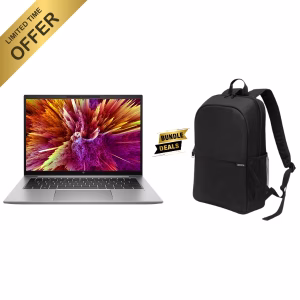HP ZBOOK FIREFLY 14 G10 Intel Core i7-1355U Processor, 16 GB RAM, 512 GB SSD, 14" WQXGA Display, Windows 11 Pro, 3 Year Warranty | 5G3K2ES#ABV + Back Pack